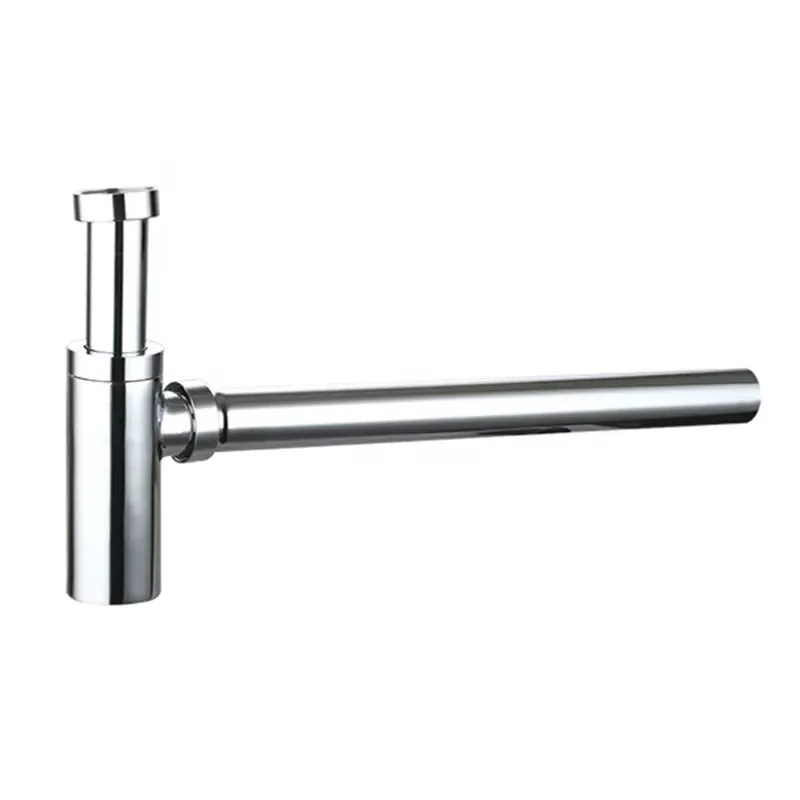 for High Quality Brass Sink  Bottle Catcher  Scrap Accessories Chrome Plated Bottle Catcher Wastewater