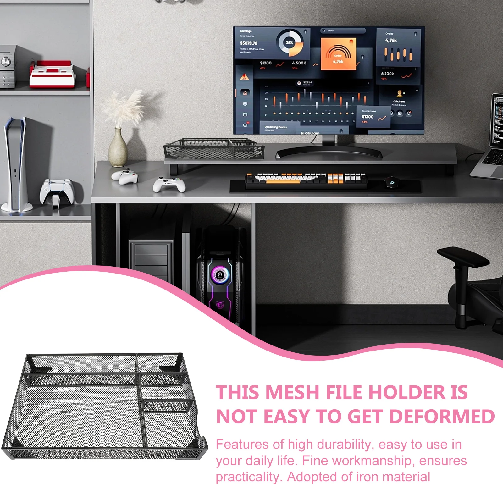

Storage File Holder Organization Desk Organizer Shelf Nordic Office