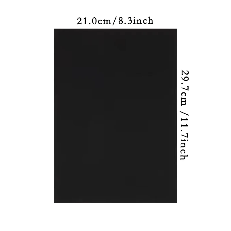 50pcs A4 120g Cardboard Handmade Card Paper White/Black/Brown Kraft Paper For DIY Watercolor Crafts Package Inkjet&Laser Printer