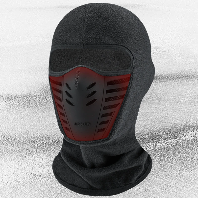 Motorcycle Mask Fleece Thermal Face Mask Keep Warm Moto Riding Balaclava Motorbike Biker Winter Windproof Ski Mask Men Women