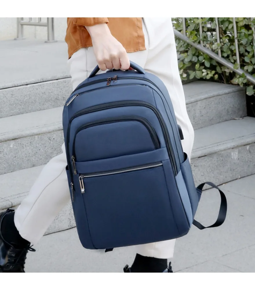 Light outdoor travel bag Large capacity Junior high school student schoolbag Backpack Commuter computer bag