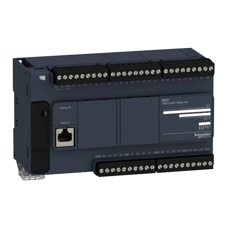 

Industrial controls Logic controller, Modicon M221, 40 IO relay TM221C40R TM221C40T TM221C40U PLC Controller