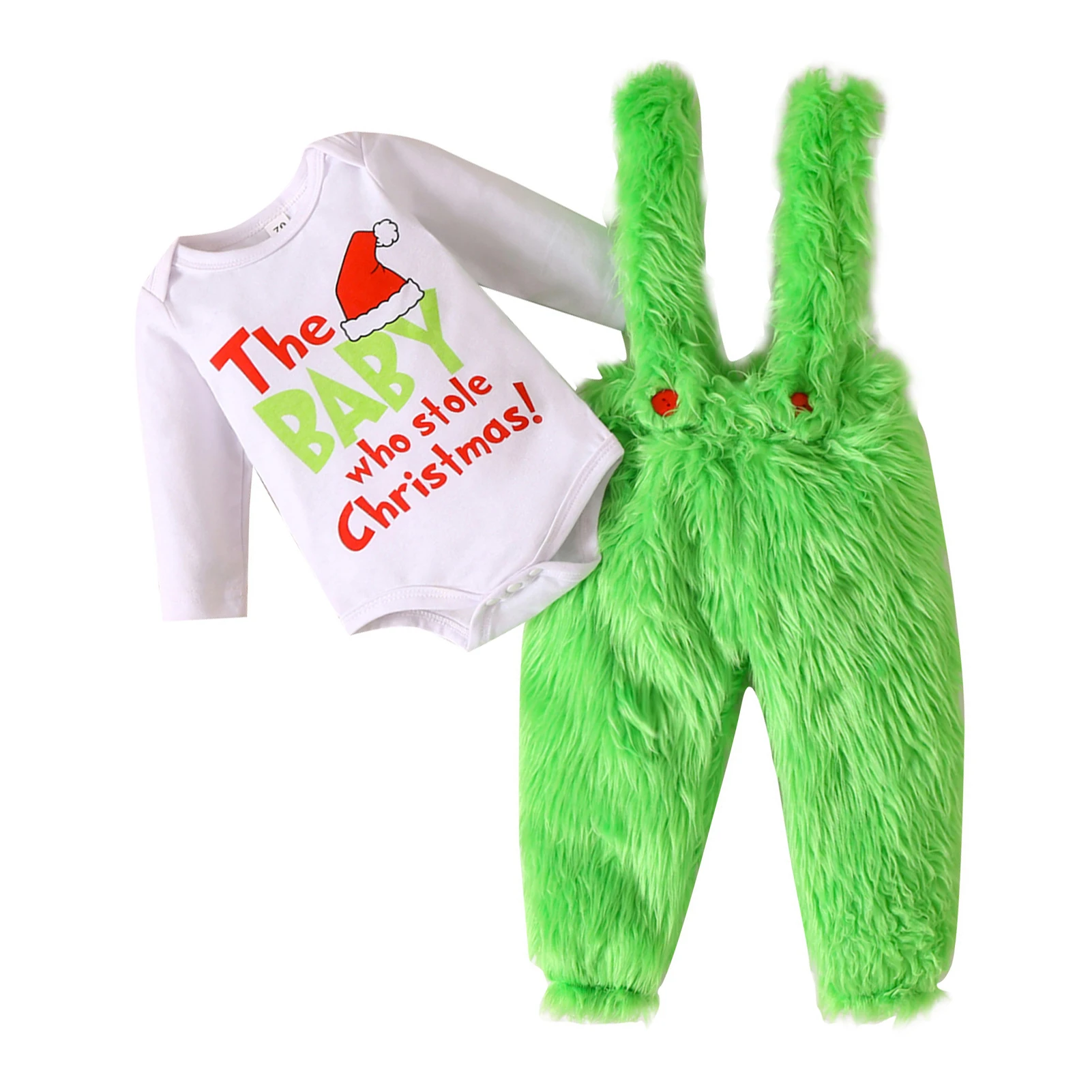 Baby Christmas Bodysuit Set Fine Workmanship and Cute Gift for Christmas Birthday New Year