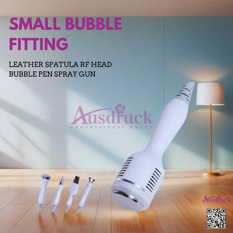 

Professional H2O2 Small Bubble Kit – Ice Seal Head, Suction Pen & Ultrasonic Spray for Deep Cleaning & Hydration