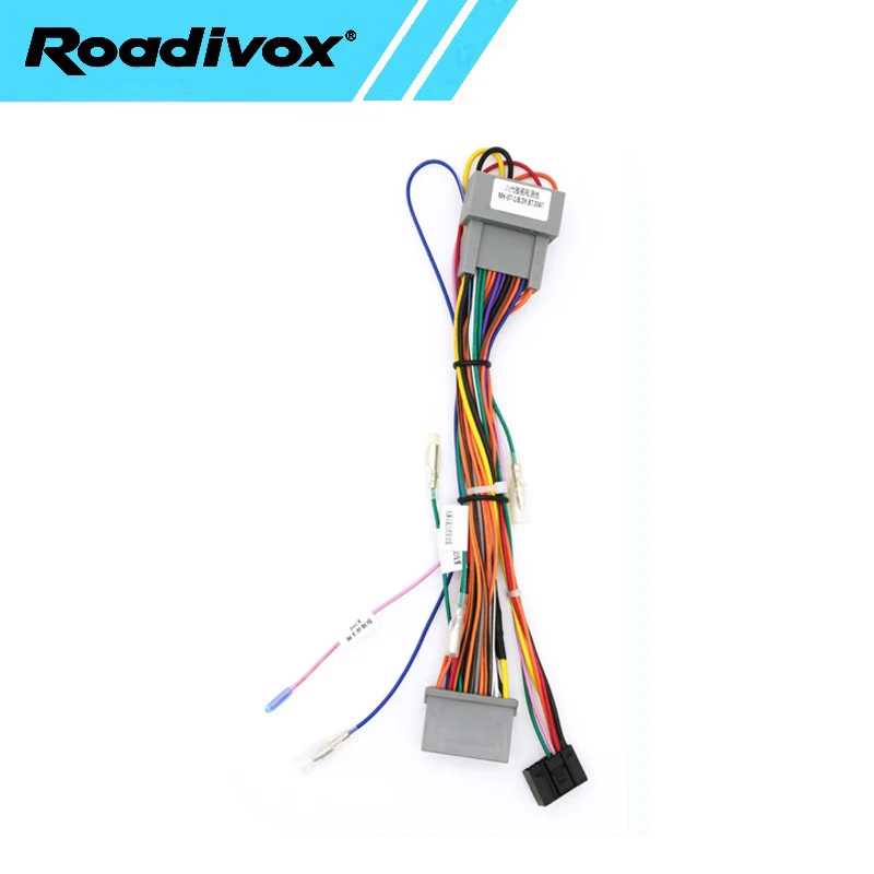 

Декодер Canbus для автомобильной магнитолы Android, 16-контактный разъем для Honda Accord 2009, кабель питания и проводка.