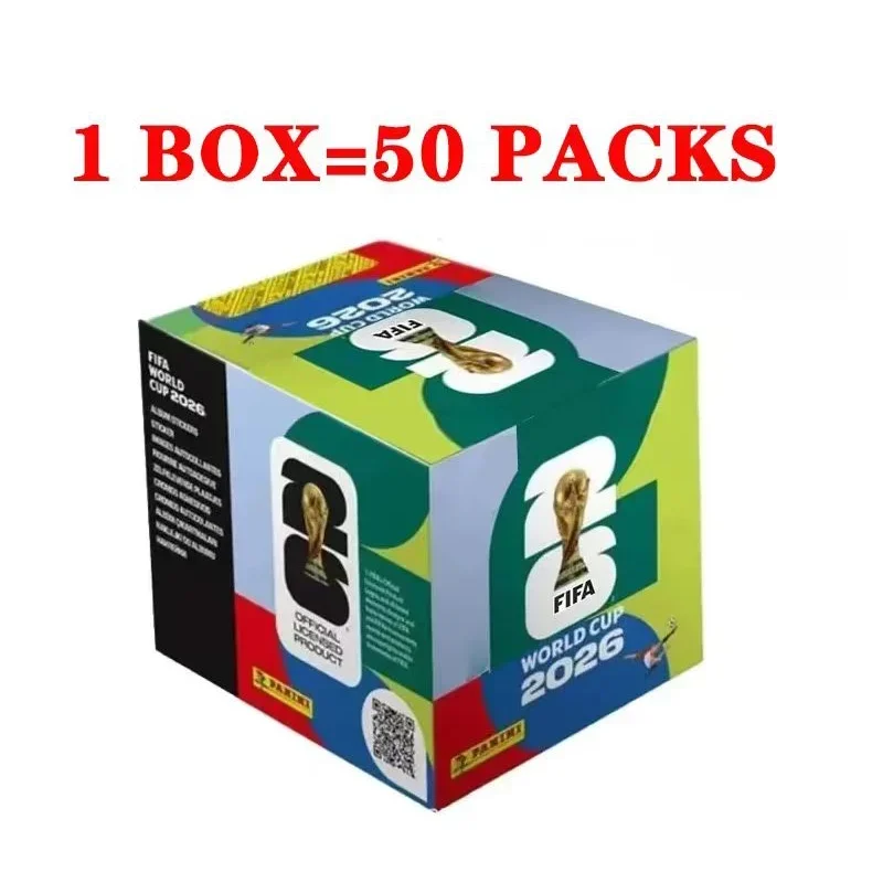 2026 50 Packungen Original Panini Offizielle FIFA-WM-Fußballkarten-Stickerpacks & Limitierte Sammler-Edition Fußball-Memorabilien-Set – Detail 7