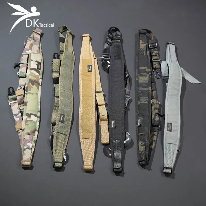 Outdoor Rifle Nylon Sling Strap Removable Modular 2 Point /1 Point Sling Padded Tactical Airsoft Hunting Weapon Accessories