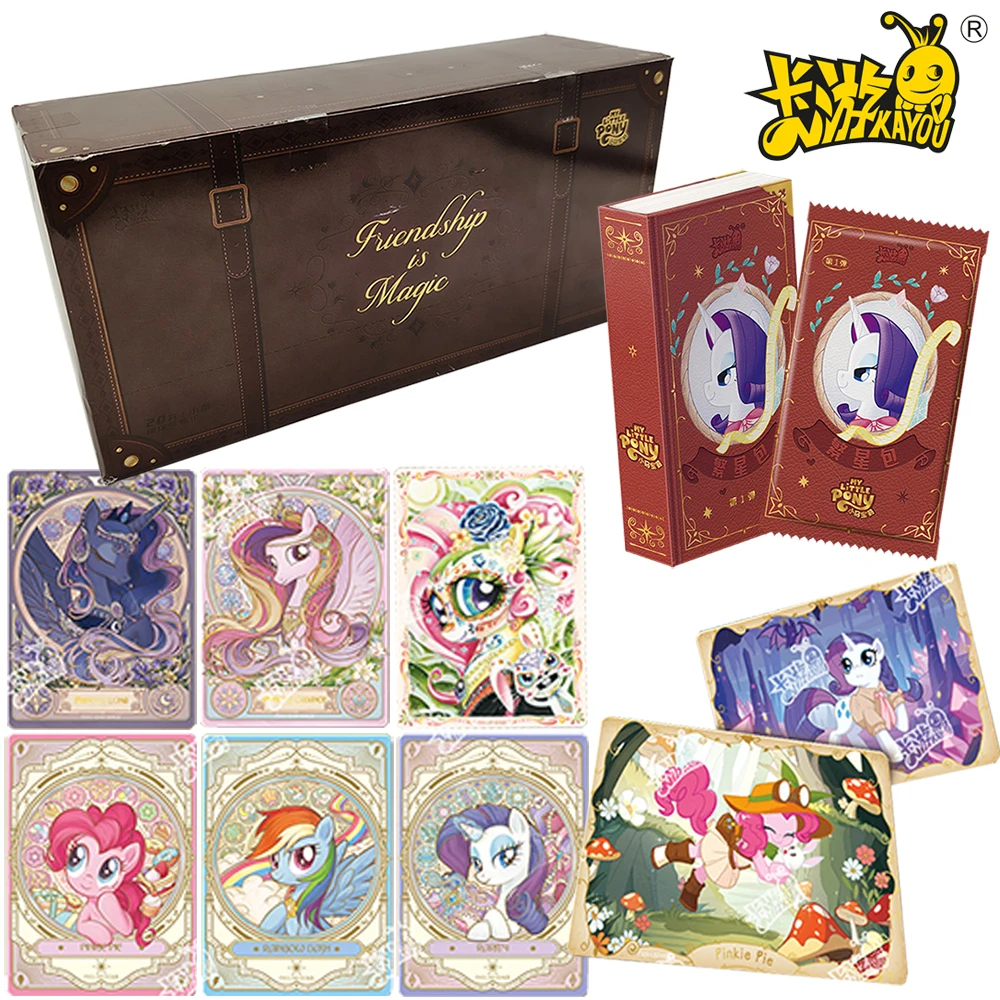 

KAYOU Original My Little Pony Collection Card Cute Princess Friendship Eternal HD Rare Card Boys and Girls Treasure Gifts Toys