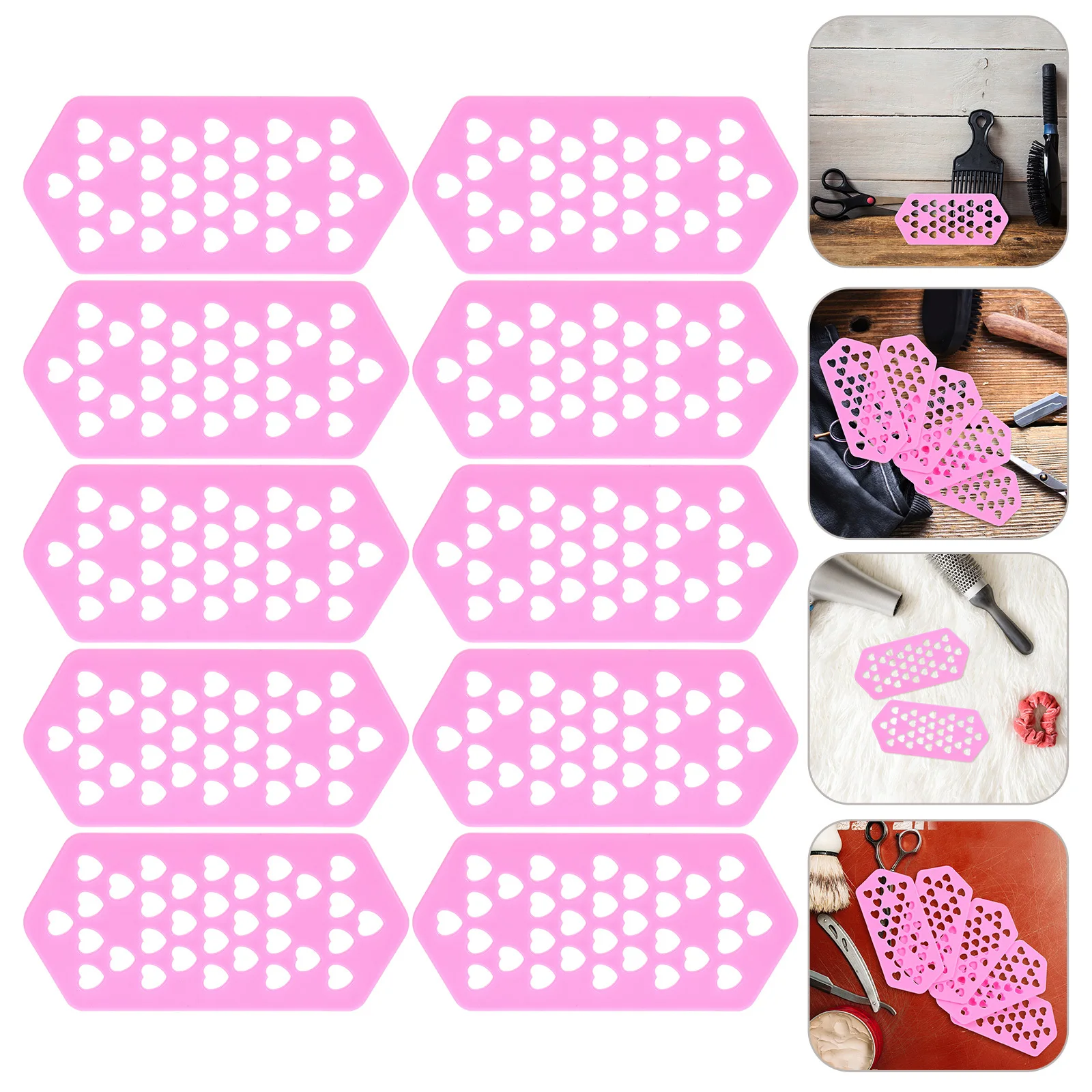 

10Pcs Hair Perm Rollers Set Flexible ABS Curling Perm Rollers for Long Short Hair Professional Heatless Curl Styling Tool