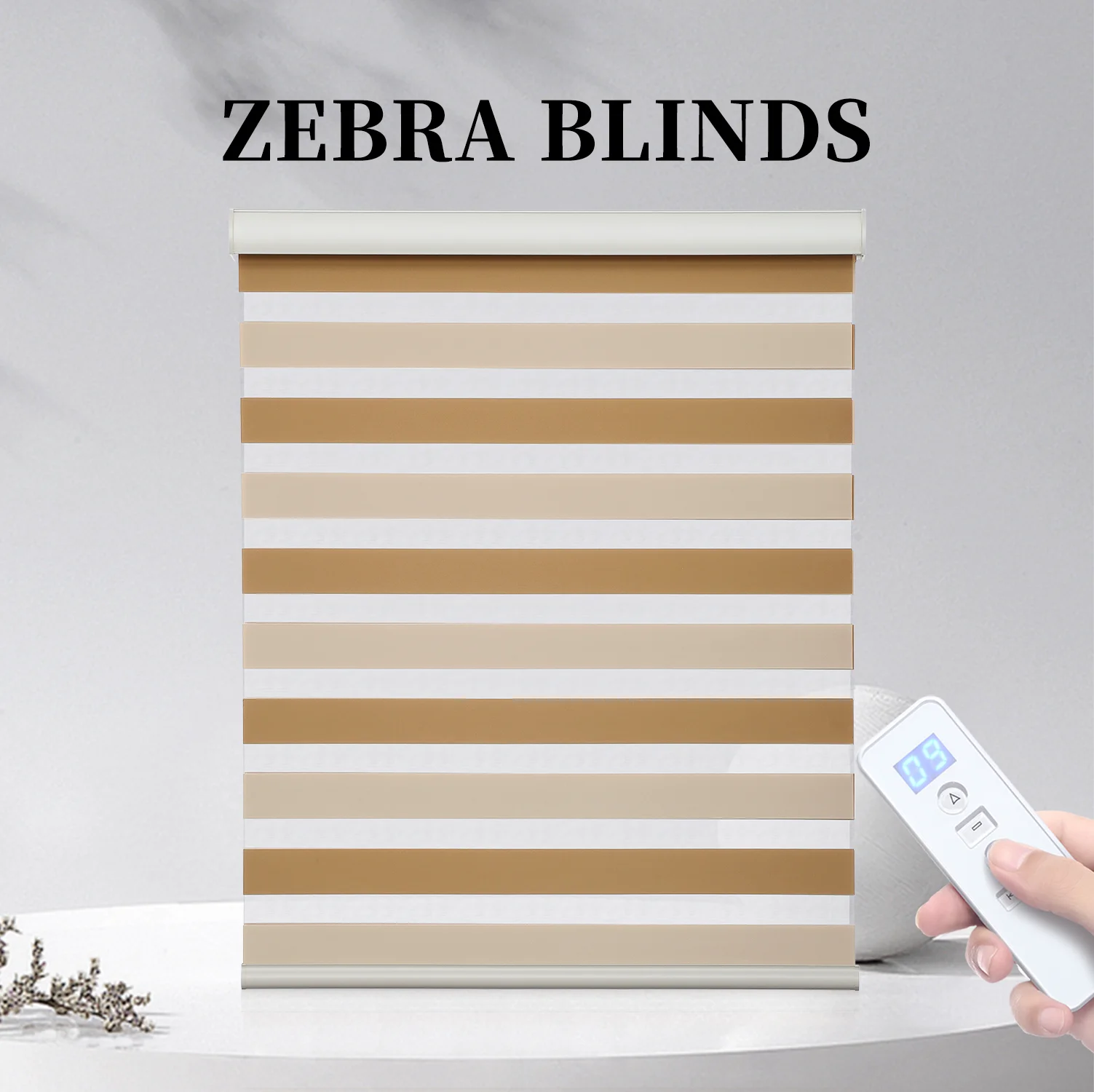 Factory Price Automatic Day And Night Motorized Remote Control Dual Zebra Blinds Day And Night Zebra Blinds