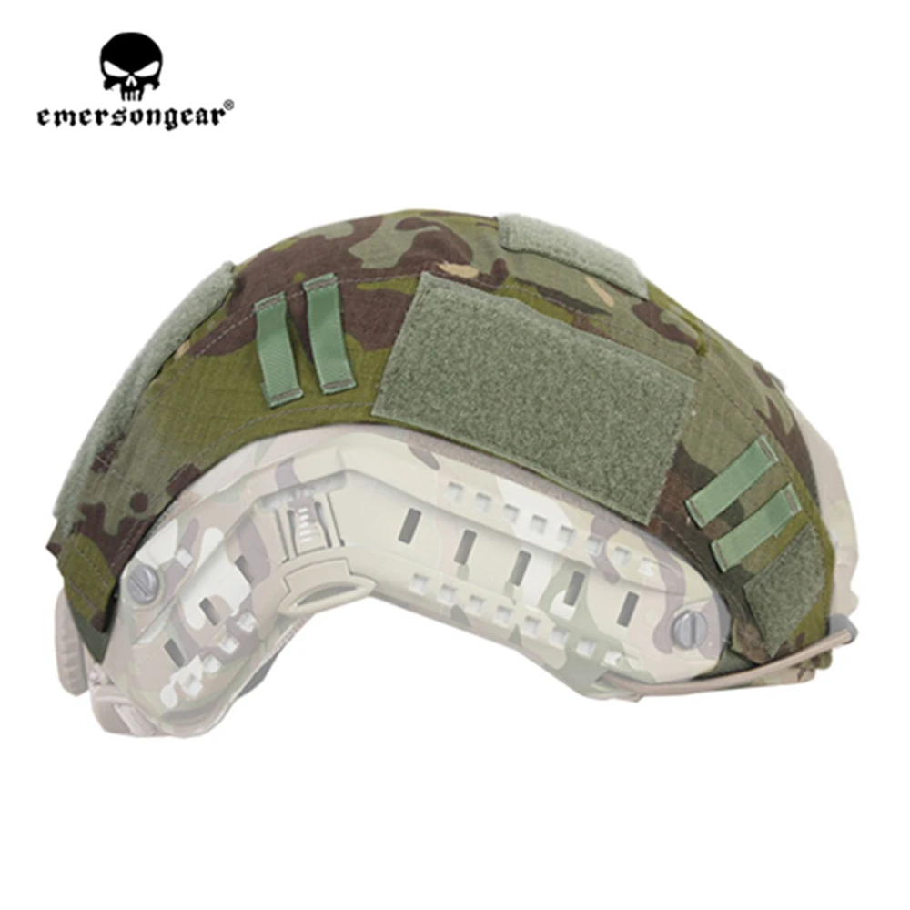 Emersongear Tactical FAST Helmet Cover Hunting Camo Nakrycie głowy Nakrycie głowy z tkaniny Sprzęt ochronny Sport