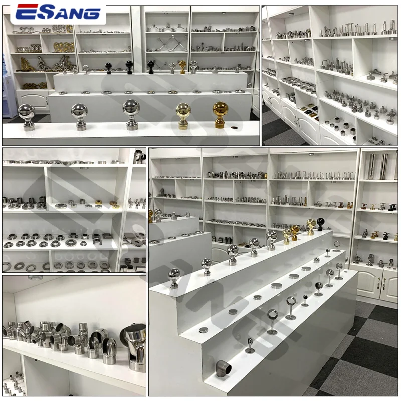 

Accessories 304 316 Adjustable Mounted Glass Handrail custom.ESANG Stainless Steel Wall Mounted Railing Handrail Holder Fitting