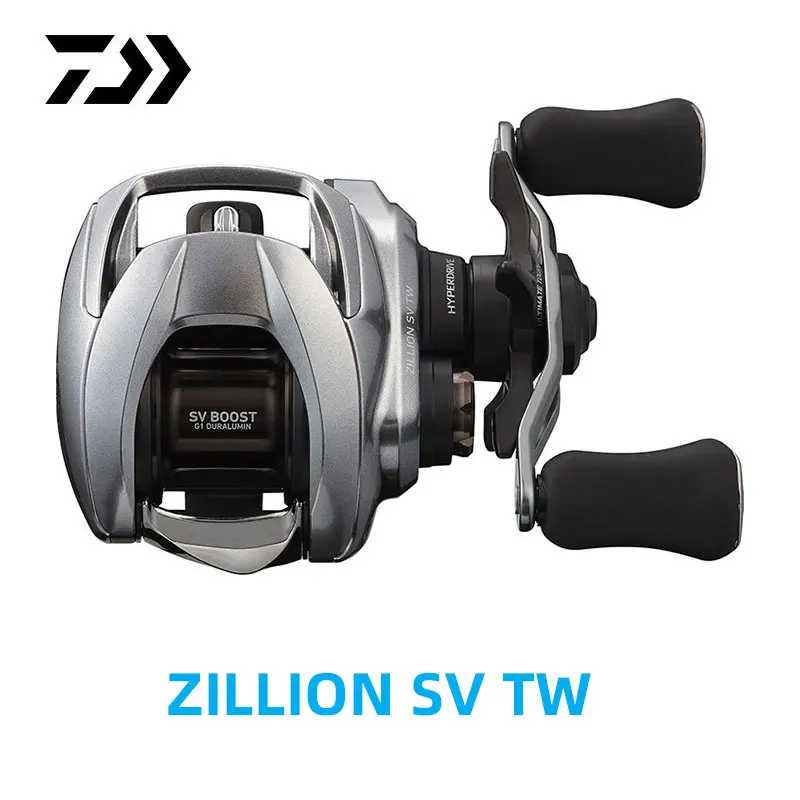 2021 NIEUWE DAIWA ZILLION SV TW G 8 + 1BB Overbrengingsverhouding 6.3/7.1/8.5 Max Drag 5KG Internationale Versie Baitcasting Visserij-reel