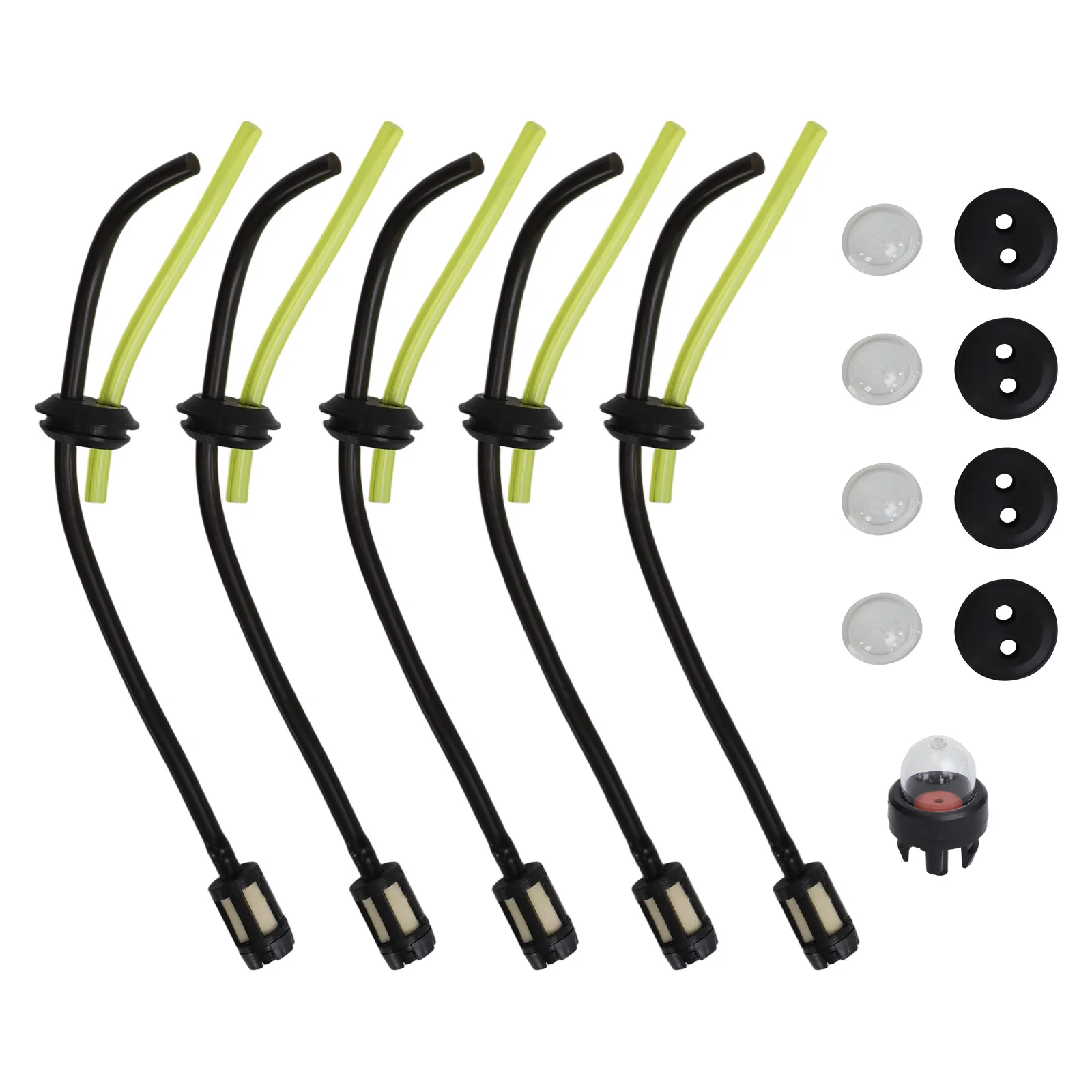 9/14pcs Petrol Filter Kit Rubber Grommet Seals Fuel Hose Set For Brush Cutter Lawn Mower Garden Machines Accessory