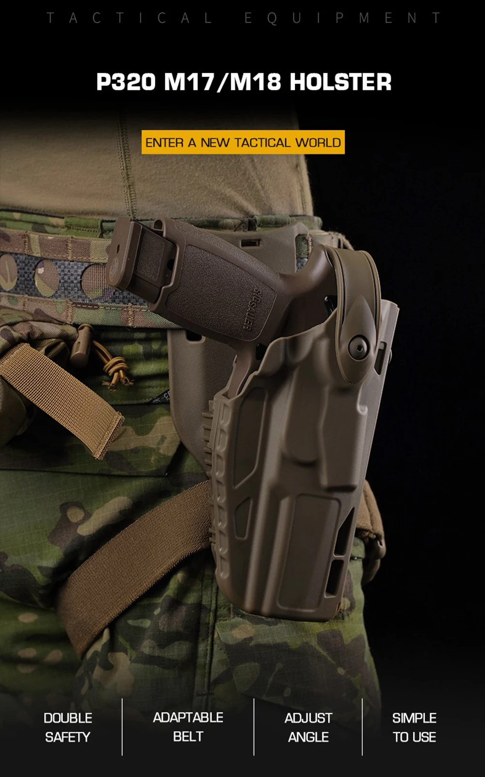 M17 ホルスター オリーブドラブ M17 ホルスター オリーブドラブ SAFARILAND】 SIG SAUER M17