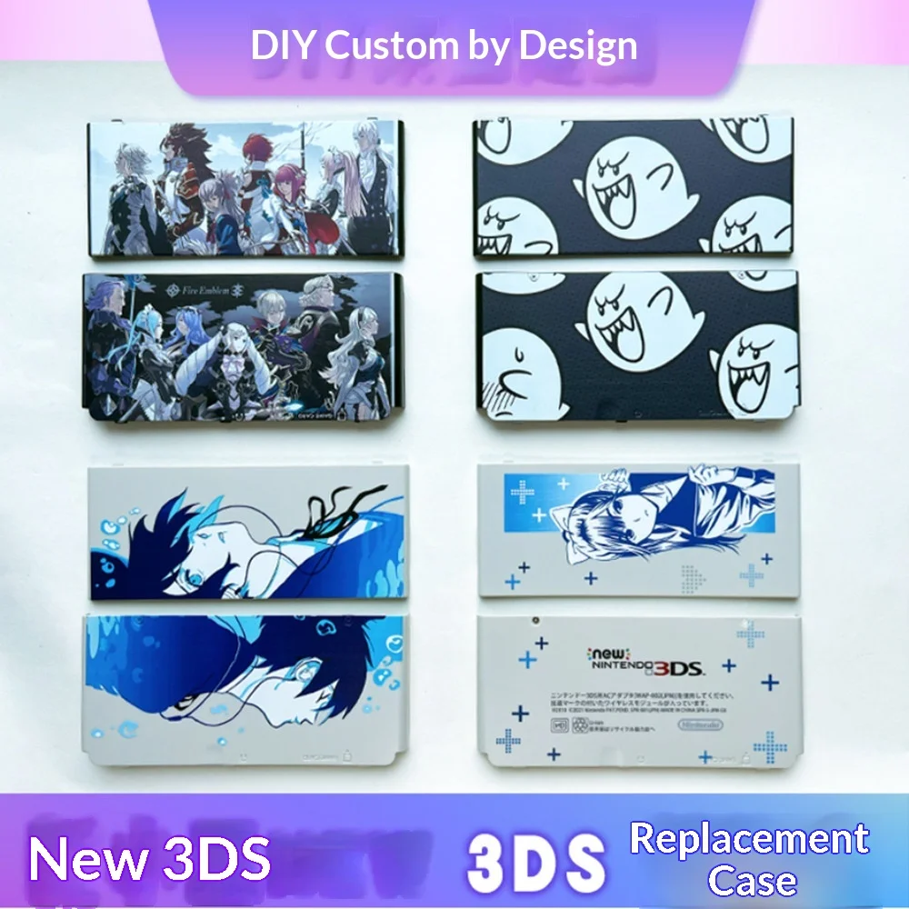 

Защитный чехол для портативной игровой консоли Nintendo New 3DS, сменный корпус в стиле аниме, кастомный чехол Ae, аксессуары для игровых контроллеров