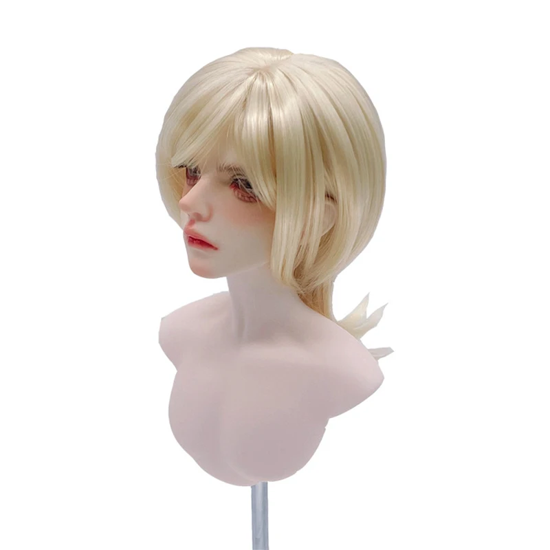 1/3 Bjd Doll's Wig for Uncle Doll Boy Friend Dress Up Accessories Wolf Tail Style Wig