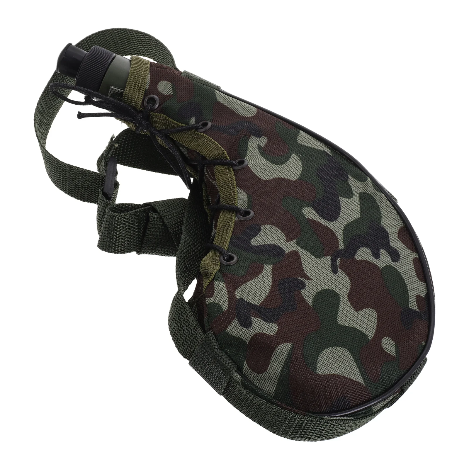 

Outdoor Sports Water Bottle Canteen with Cover Backpacking Pot Belt Camouflage Holder Kettle