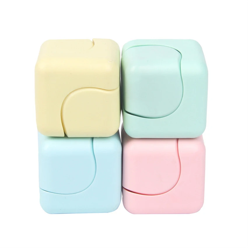 لعبة فيدجيت سبينر البلاستيكية لتخفيف التوتر أثناء السفر في المكتب تساعد على القلق والتوحد والتوتر - مكعب EDC للبالغين لسطح المكتب. #3