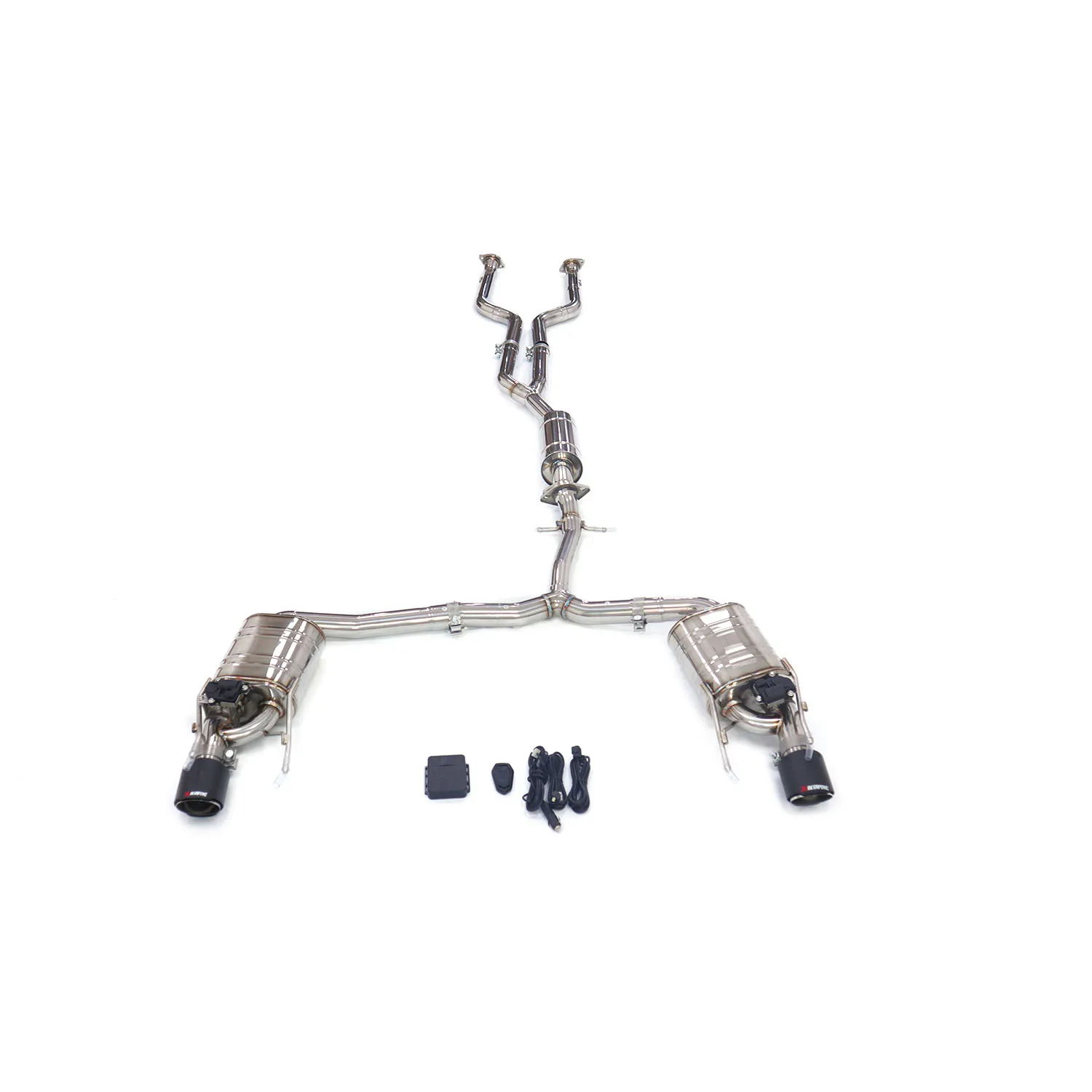 

OUCHI Stainless Steel High Flow Exhaust Catback for Lexus IS250 2.5L With Valved Muffler Auto Performance Pipe Parts