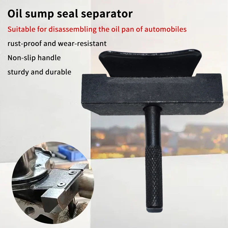 

Premium 1PC Oil Pan Separator Kit, Engine and Transmission Gasket Remover Tool