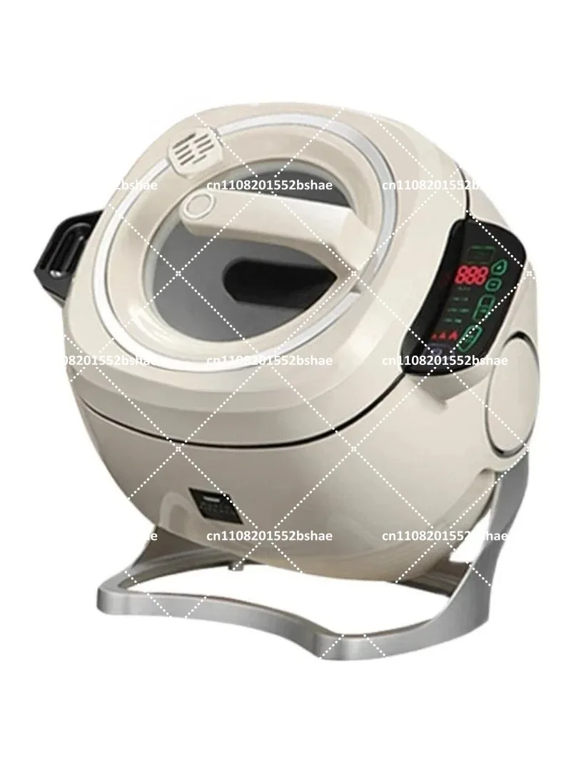 Automatic Cooking Machine Compatible, Smart Home Auto Fry Pan for Oil-Free Healthy Meals