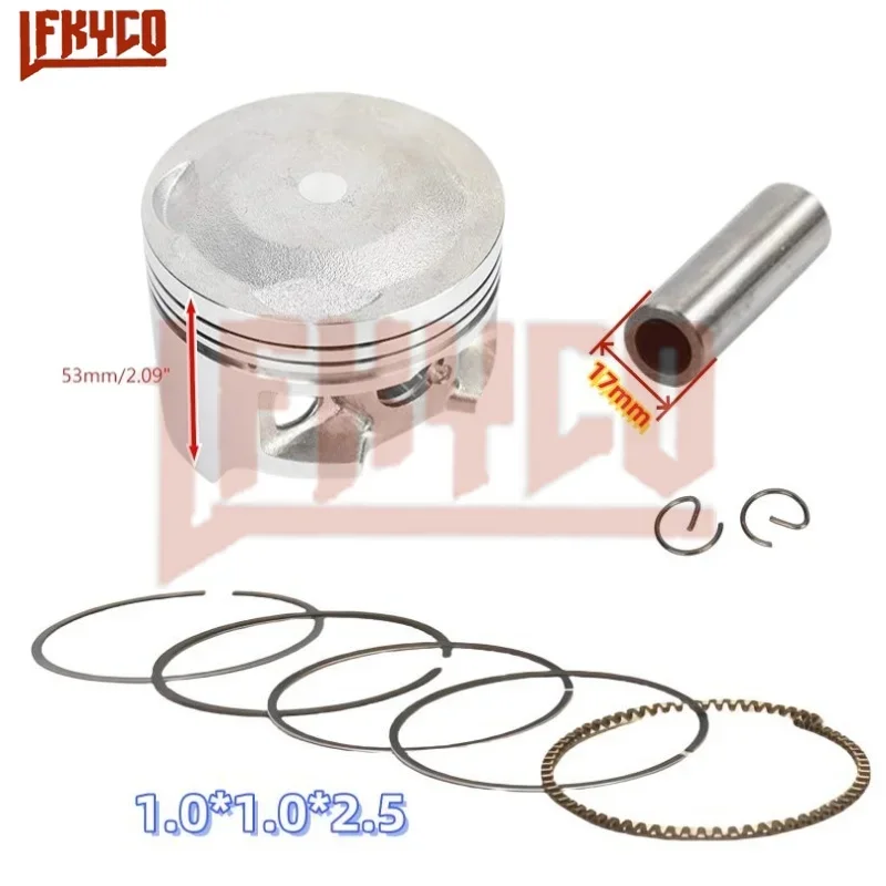 Engine Parts 73mm Bore for Honda XR250 XR250L XR250R 1987-2004 Piston Rings 17mm Pin Kit Motorcycle Accessories 13101-KCE-670