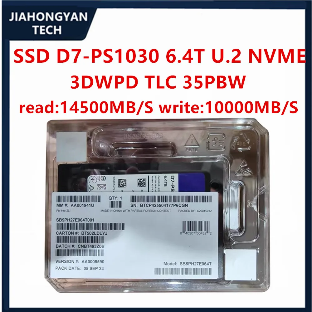 

Original For Solidigm PS1030 series 1.6T 3.2T 6.4T U.2 5.0 NVME enterprise-grade solid-state drives SSD brand new