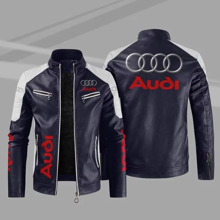 Audi Fan Winter Leather Jacket