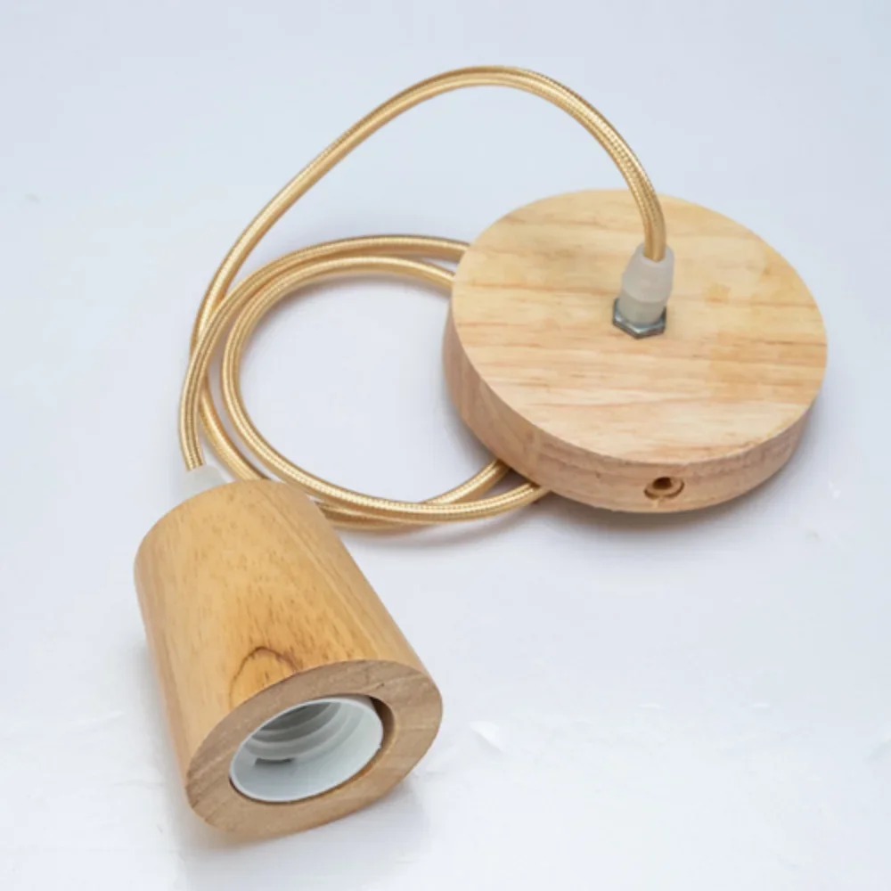 Lámpara colgante de madera nórdica, iluminación moderna para sala de estar, cocina, decoración del hogar, luminaria, lámparas colgantes de madera maciza