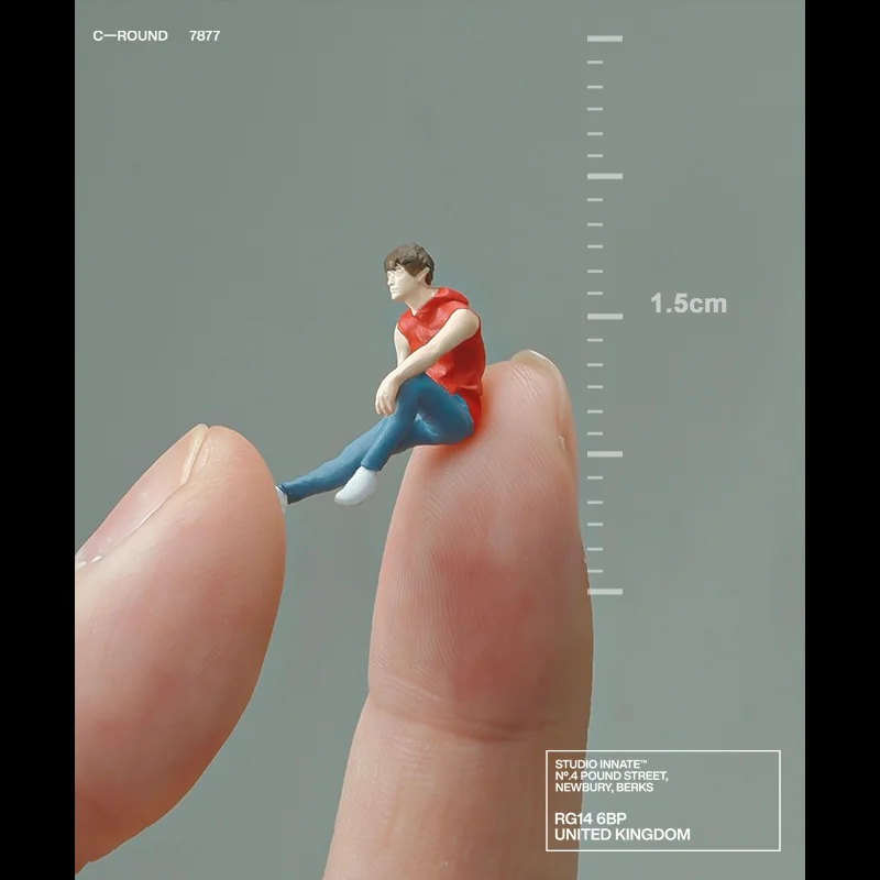 Modèle Miniature à l'échelle 1:64, mode Camping tendance pour hommes et femmes, Posture couchée, figurine d'action, poupée, bricolage, affichage d'accessoires de scène