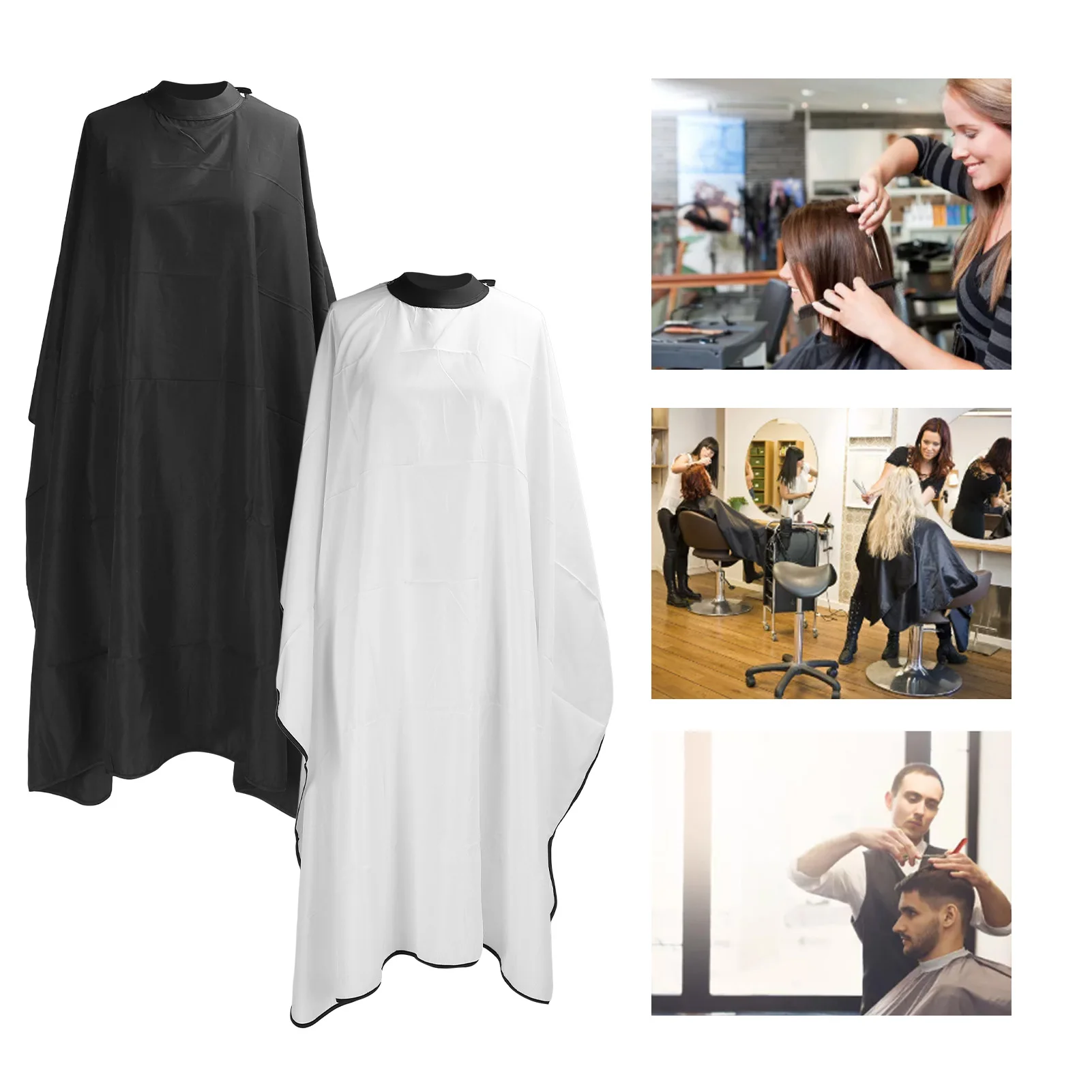 

Накидка для стрижки, парикмахерский фартук, водонепроницаемая регулируемая парикмахерская тканевая накидка для парикмахерской, парикмахерской