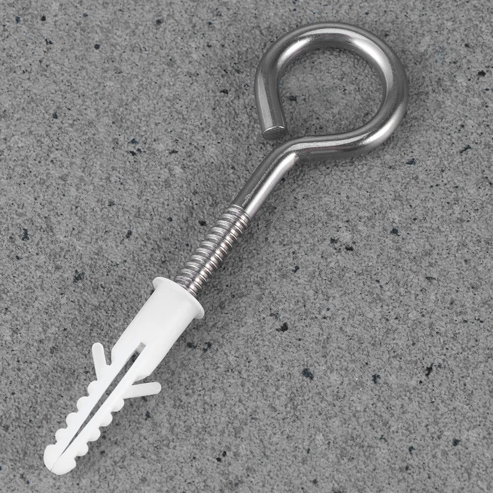 

Stainless Steel Eye Screws Heavy Duty Hook Hanging Concrete Small Hooks Bolts 304 Anchor Vine Eyes Furniture Screws Easy