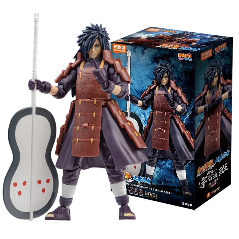 

Коллекционная сборная фигурка Blokees: Наруто, Учиха Мадара, Учиха Саске, Намикадзе Минато, Узумаки Боруто – подарок для любителей аниме