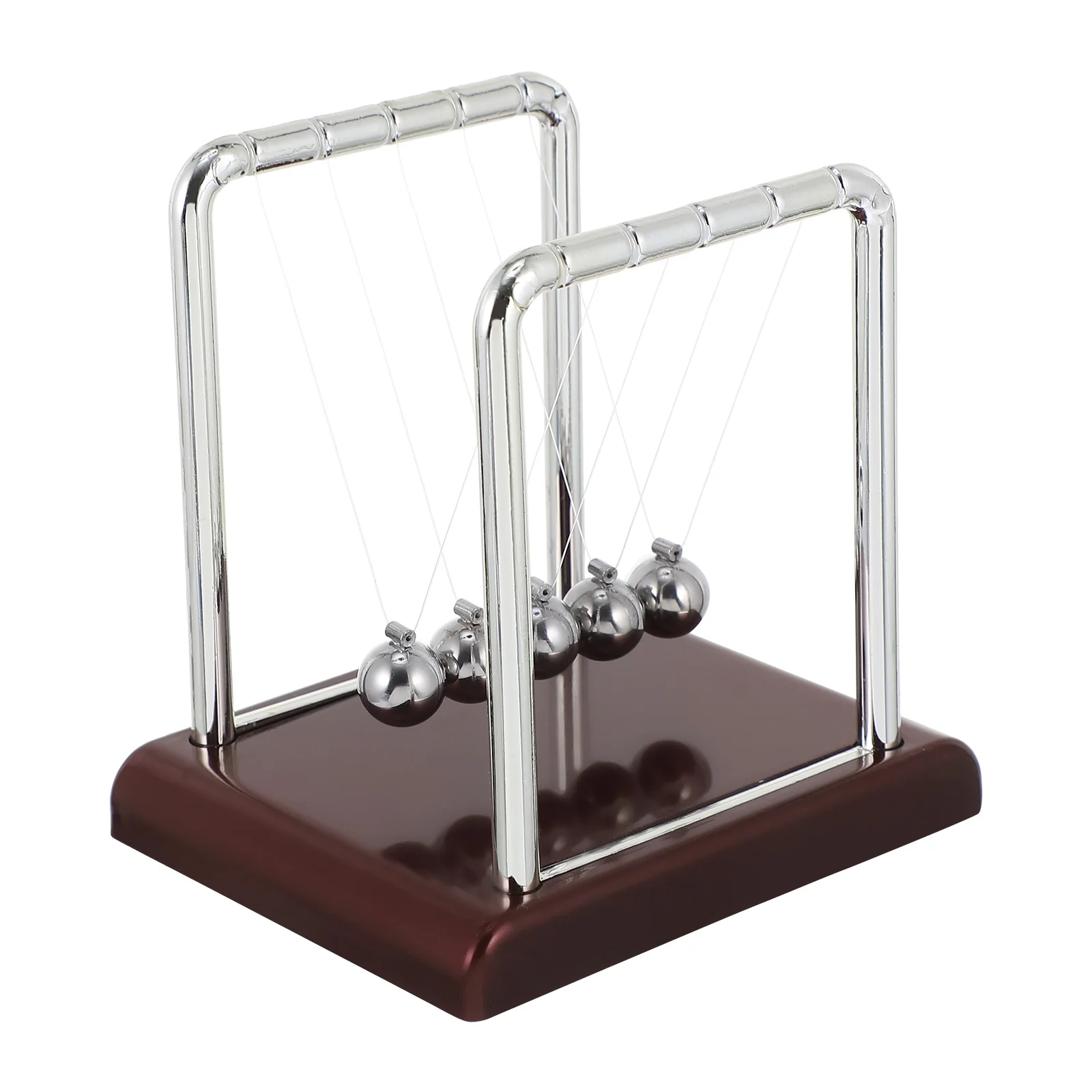 

Newton Swings The for Desk Cradle Steel Balance Physics Science Pendulum Ornaments Toy Teaching Kids Set