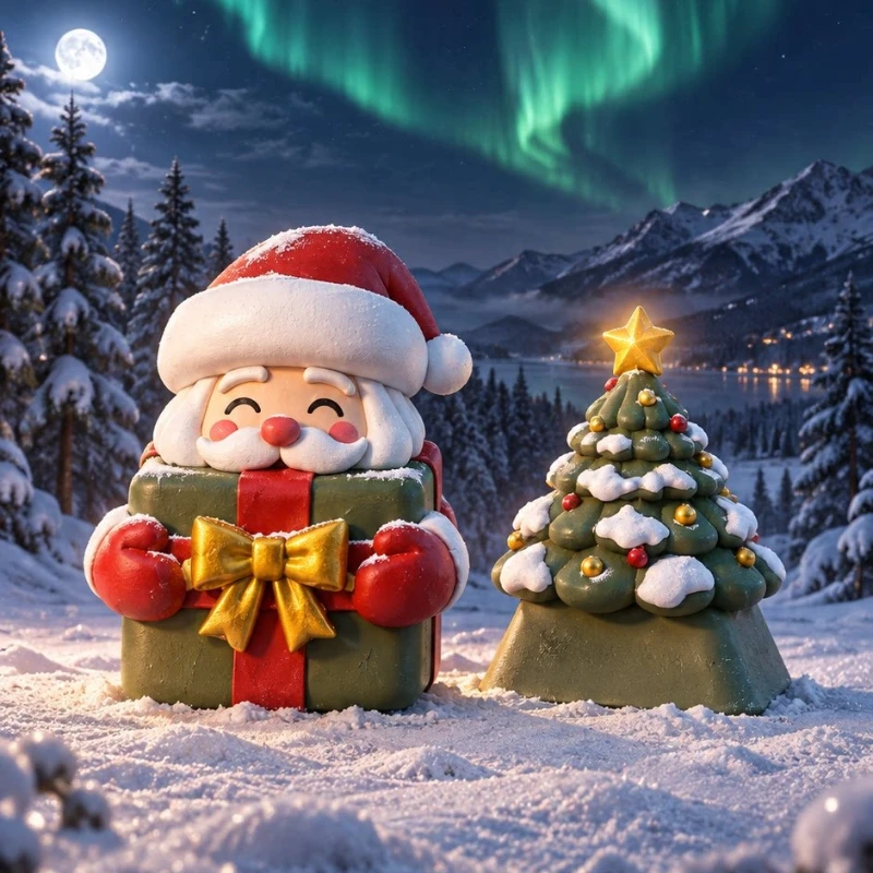 Original Christmas Themed Christmas Tree Handmade Keycaps Resin ESC Single Creative MX Cross Mechanical Keyboard Christmas Gift