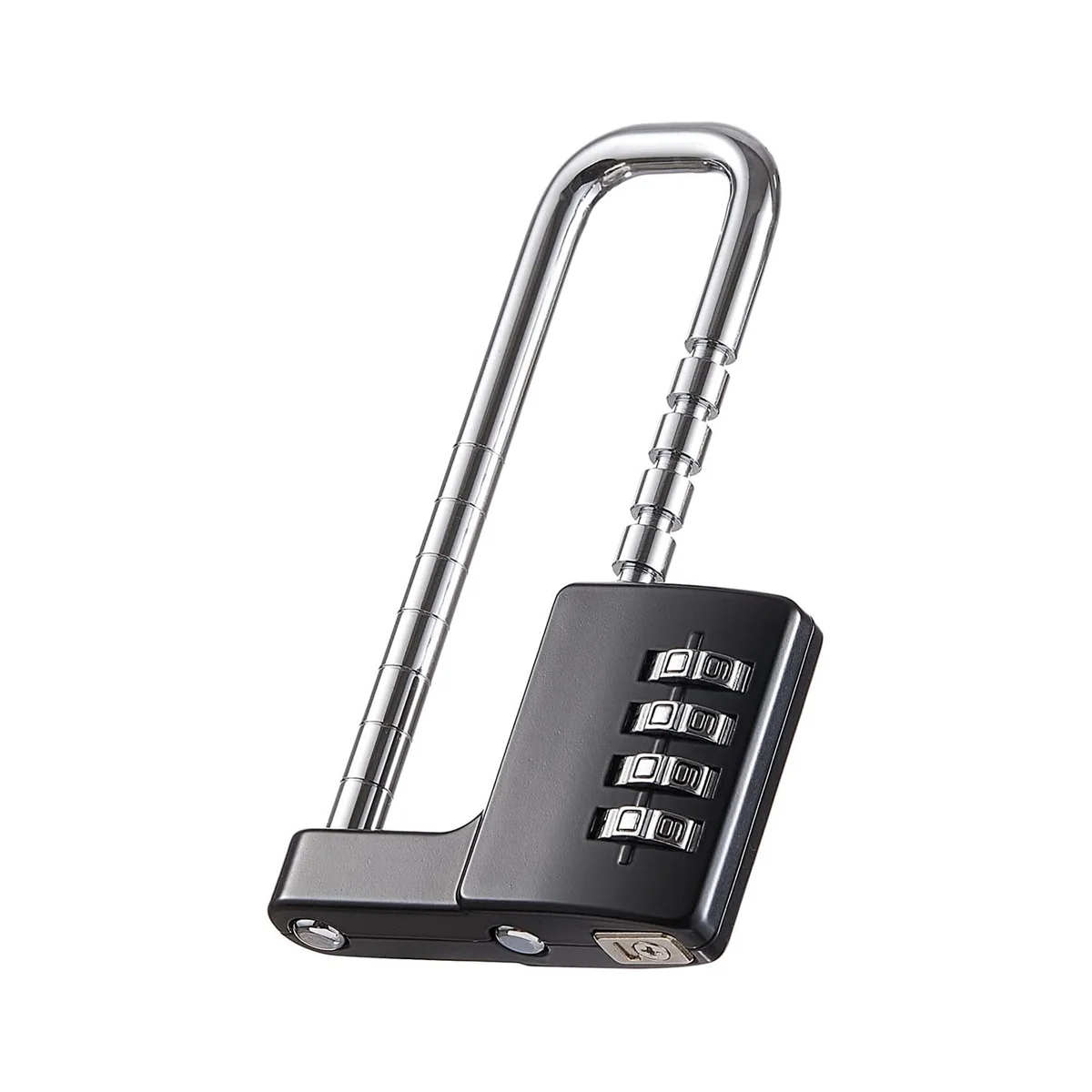 

Cabinet Lock,Combination Padlock,Stainless Steel Gym Locker Lock Code Long Adjustable Shackle Lock for School,Gym Black