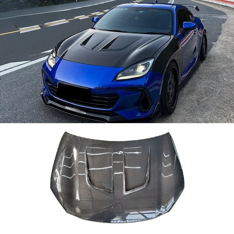 Carbon Fiber Hood for GR86 ZD8 ZN8 BRZ FR-S Upgrade Replacement Carbon Valve Cover Auto Parts