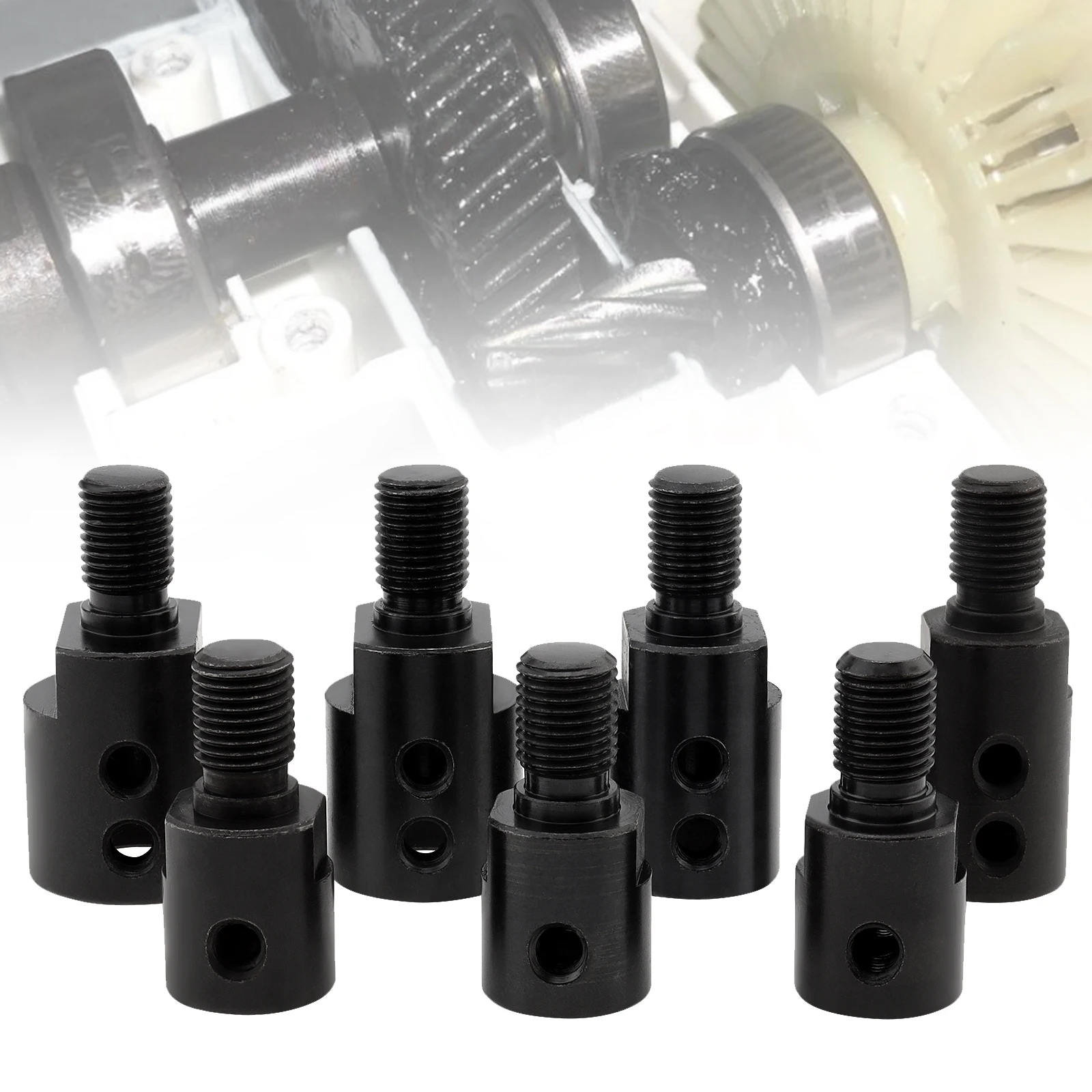 3/8-24UNF Threaded Connecting Rod 5-14MM Inner Diameter Miniature Drill Chuck Accessories , Drill Chuck Threaded Connecting Rod