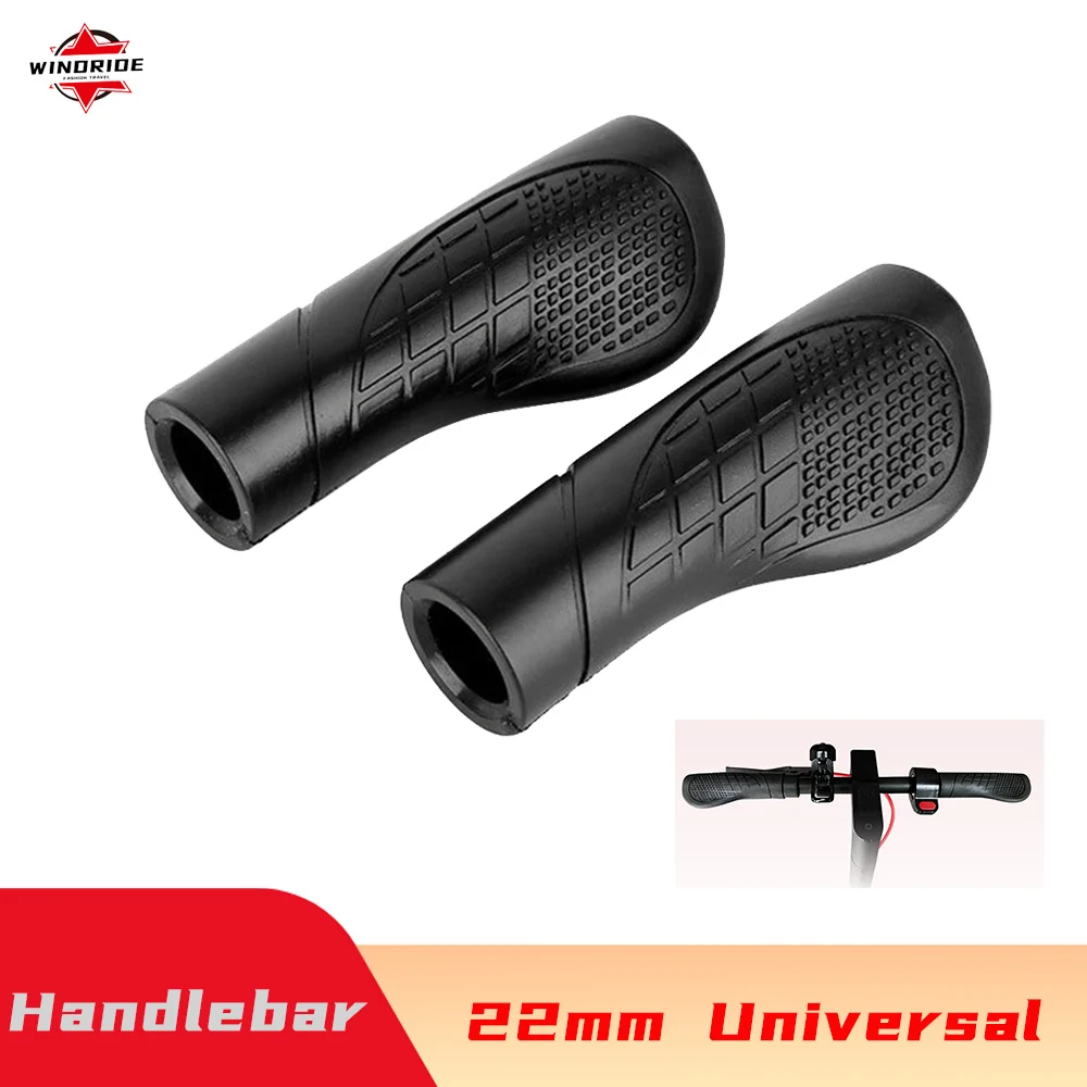 A Pair of Electric Scooter Handlebars TPE 22mm Universal Grip for Xiaomi 1s Ninebot No.9 Zero 8 Folding Balance Bike Accessories