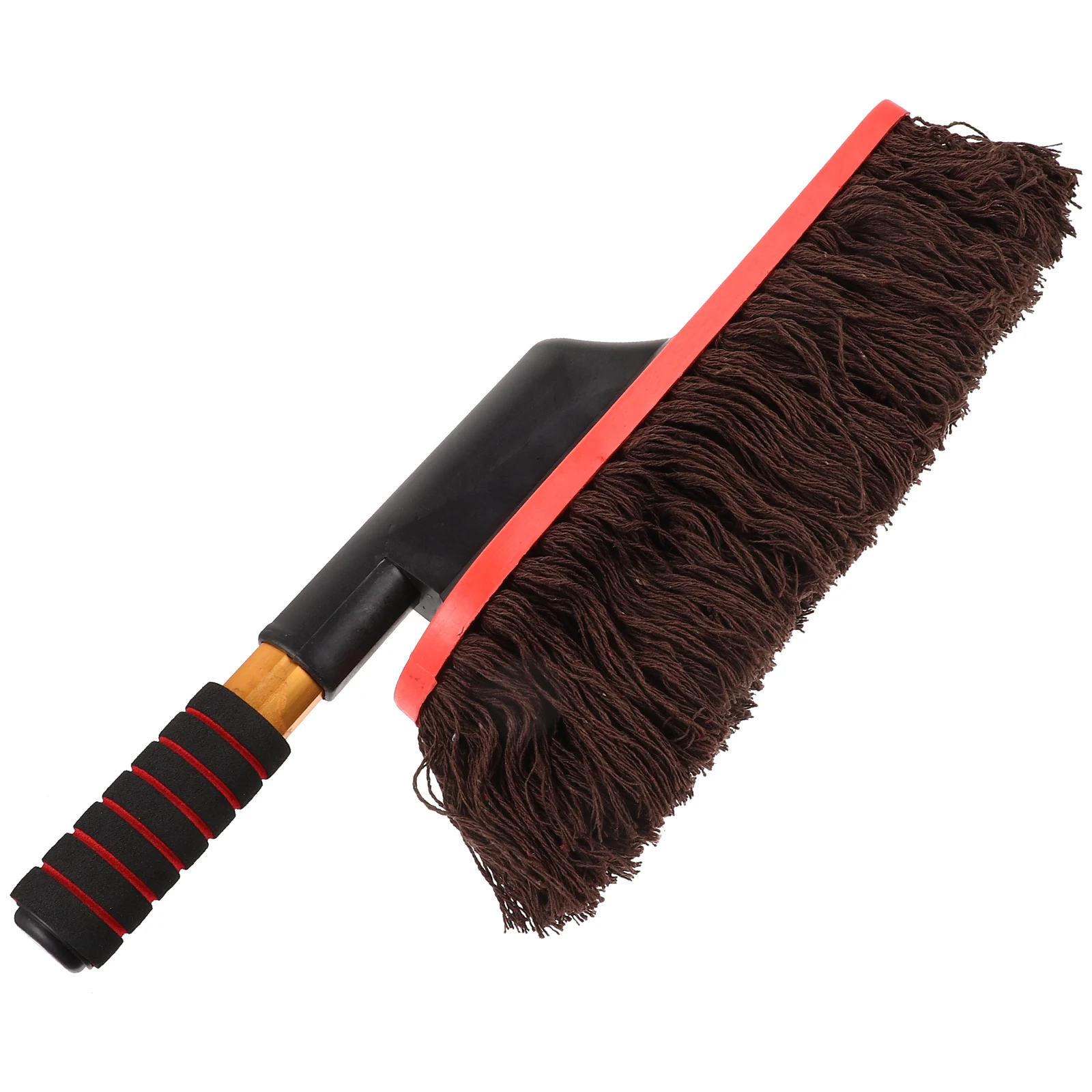 

Car Wash Mop 1 Retractable Soft Brush for Vehicle Cleaning Telescopic Handle Car Wash Dusting Tool Coffee Color