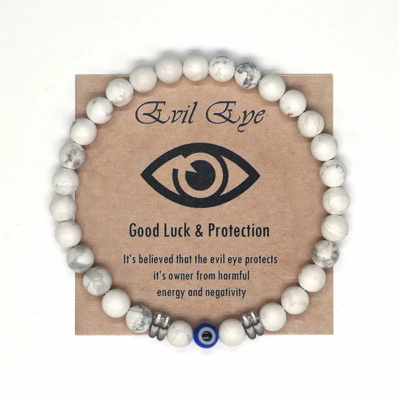 Pulseras Hombre Natural Tiger Eye Stone Male Bracelet Man Turkish Protection Evil Eye Bracelets For Man Pulseiras Pasculina