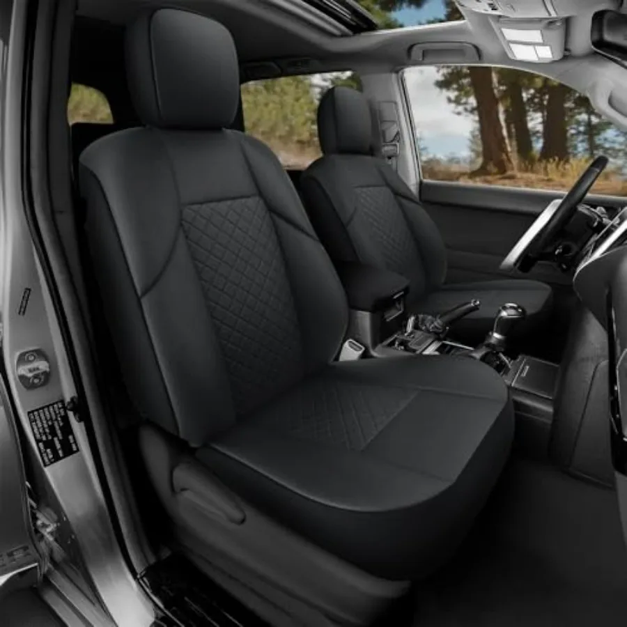 

Комплект чехлов на сиденья для Toyota 4Runner 2011-2024 (7 мест), на 2-й и 3-й ряд, из искусственной кожи и эластичной ткани, на водительское сиденье, по индивидуальному заказу