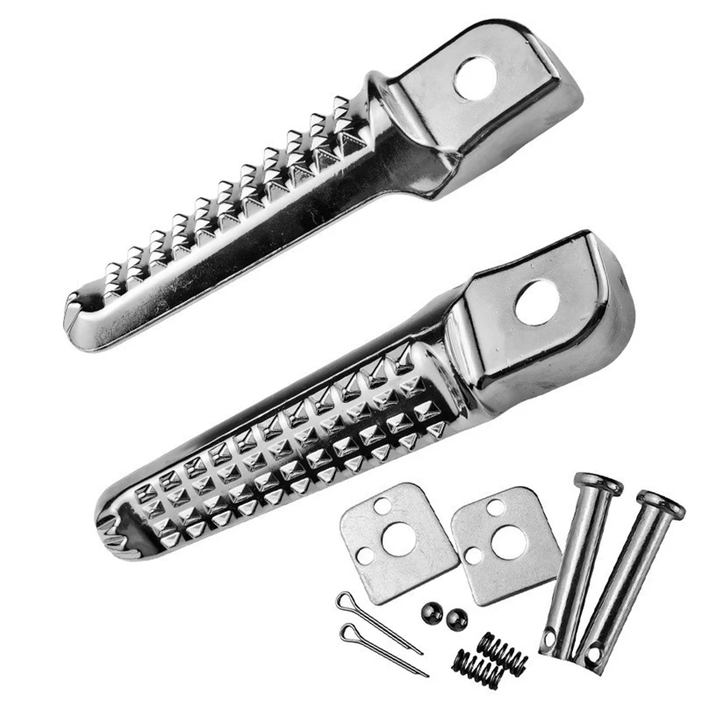 1 Pair Motorcycle Footrests Foot Pegs Rear Front Motorcycle Pedals Aluminum Alloy Pedals For Most Motorcycles image 5