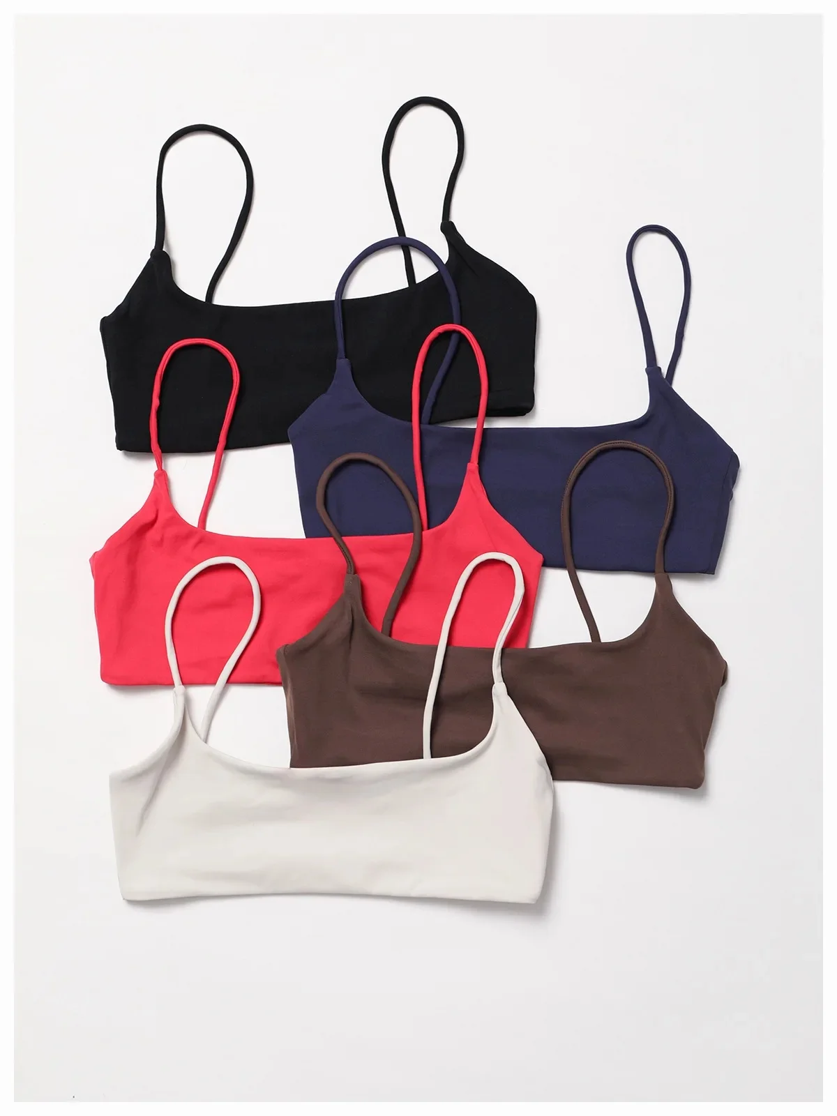 Superweicher Stoff-Sport-BH, hochwertige Yoga-Kleidung für Damen, Fitness-Lauf-BH, sexy gestrickter Träger-BH – Detail 3