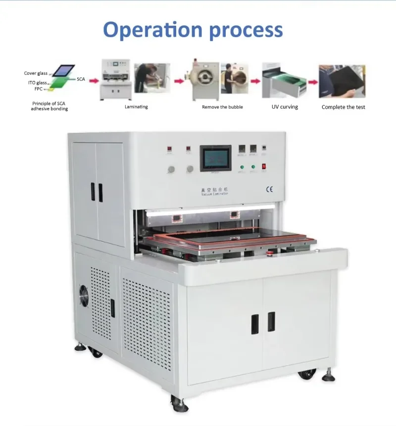 35inch SCA OCF COF ACF Bonding TFT Display Glass Bonding Integrate OCA Vacuum Laminator