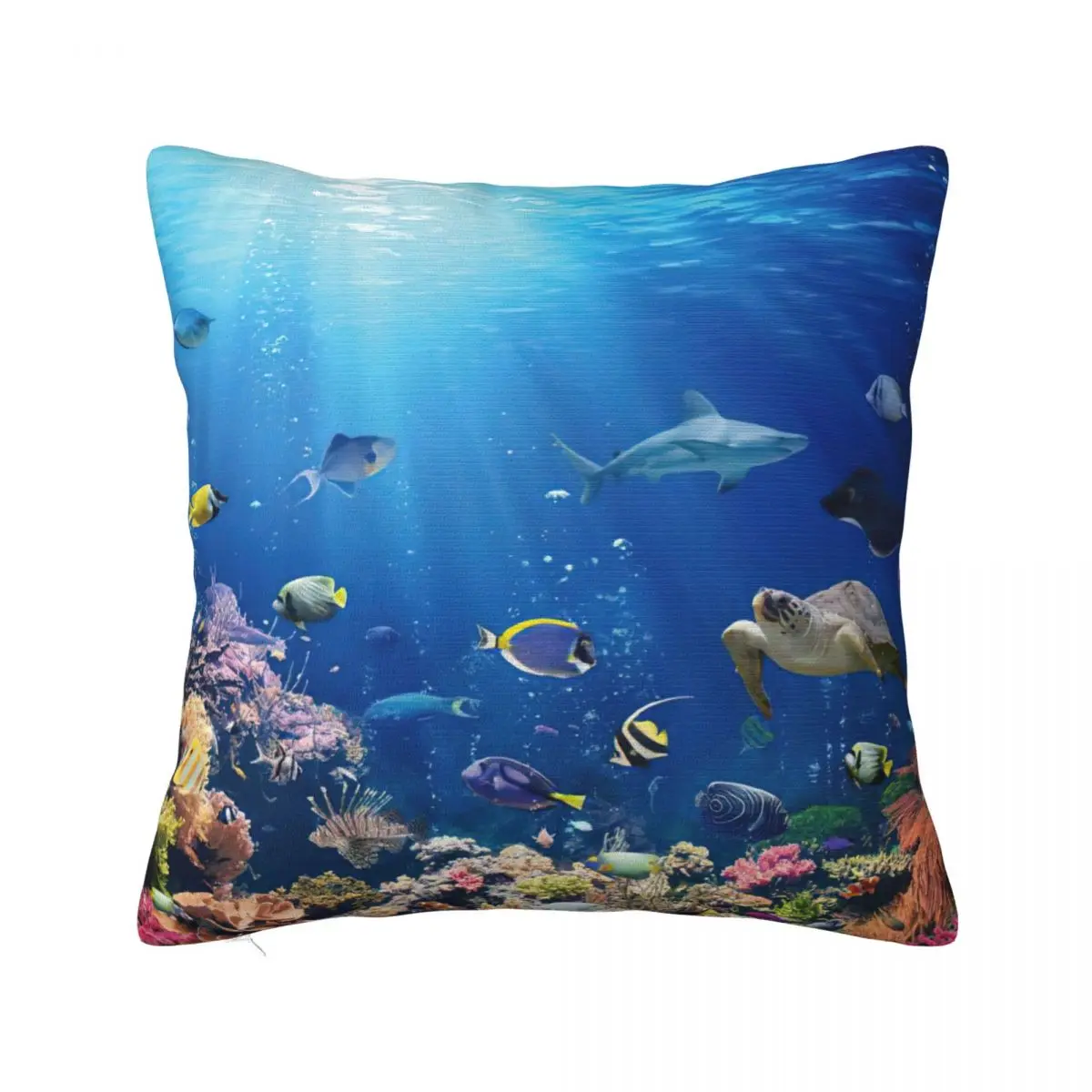 1Piece Pillowcase Cover For Bedroom guest room children's room recreational vehicle vacation home Under-water World