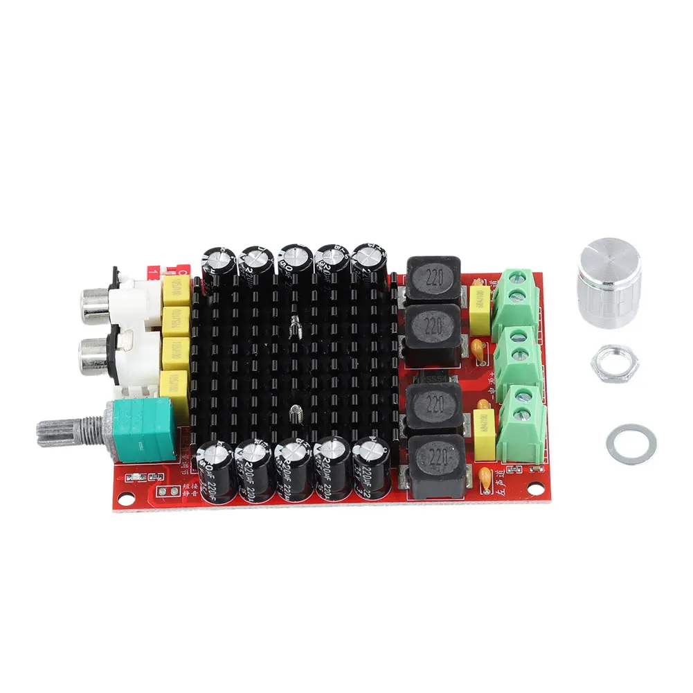 XH-M510 Digital Power Audio Amplifier Board DC14-34V TDA7498 2x100W Class D High Efficiency for Home Theater Active Speakers