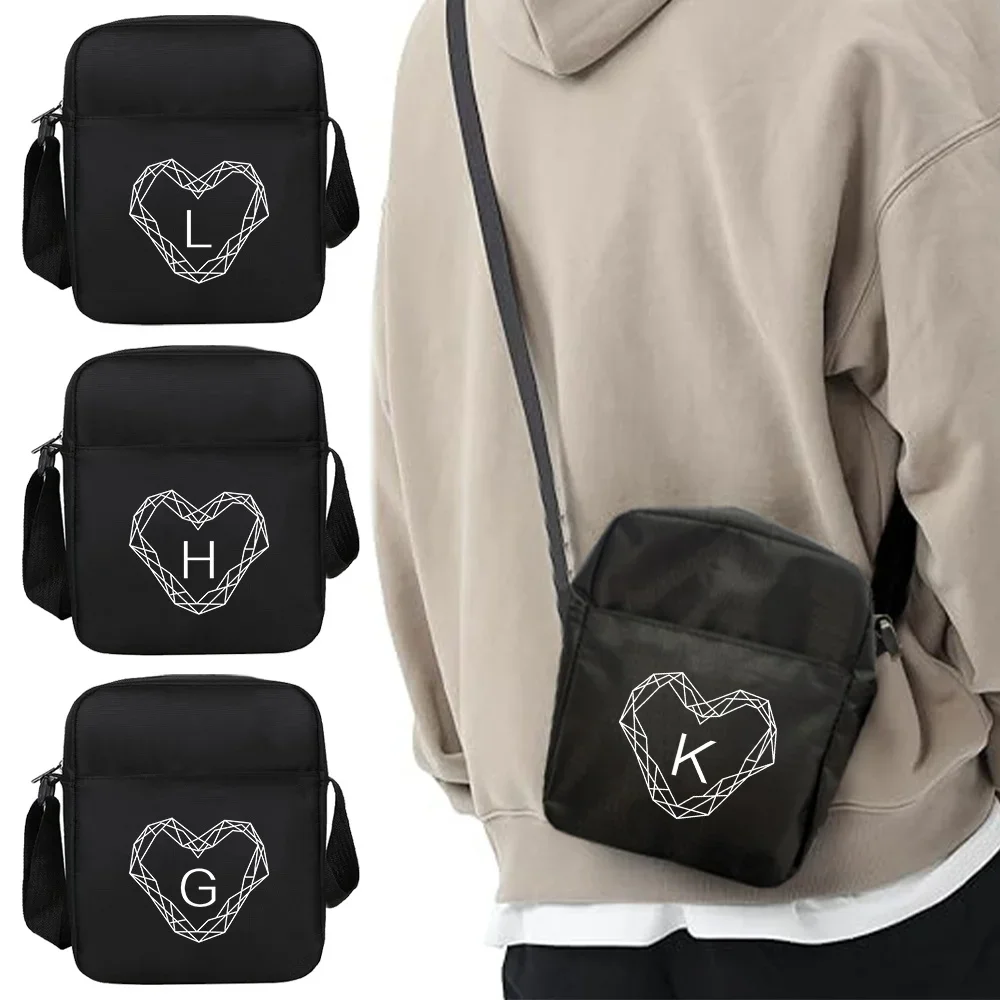 Crossbody Bags Unisex Shoulder Bag Street Small Messenger Bag Korean Harajuku Phone Purses Diamond Printing Serise