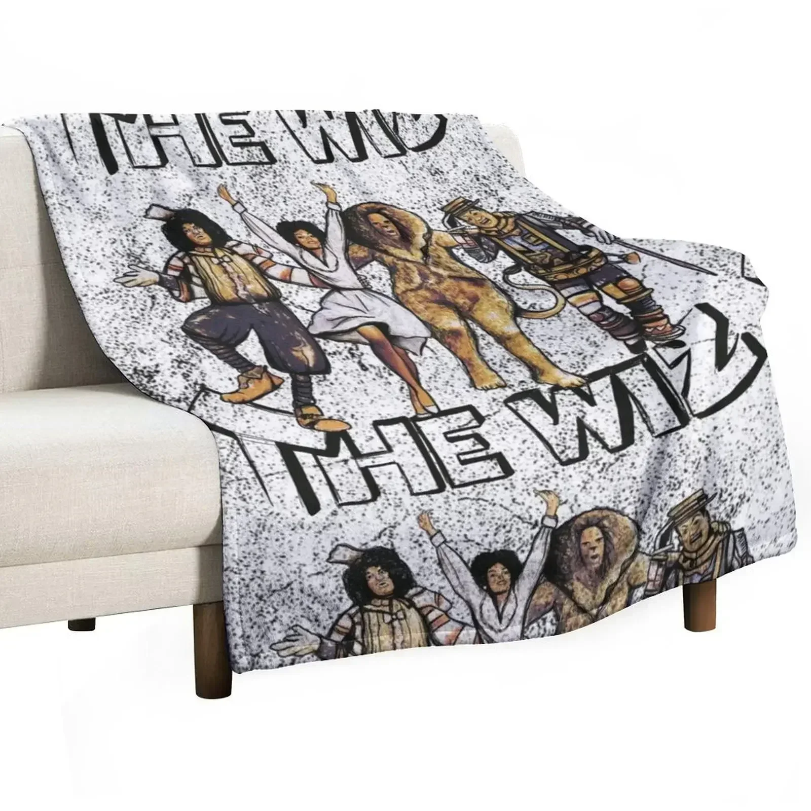 Grungy Wiz Throw Blanket Giant Sofa Warm Nap Thermals For Travel Blankets